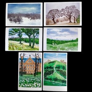 London Landscape Postcards by David Gentleman